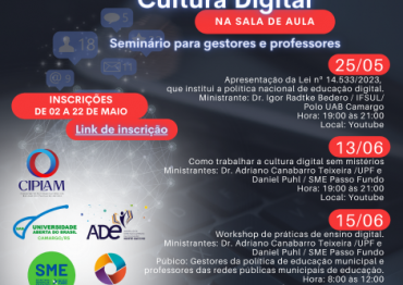 SEMINRIO REGIONAL DA CULTURA DIGITAL